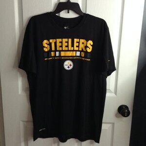 Nike Pittsburgh Steelers T-shirt; XL; team pride; NFL, Dudecore, Bro Code; Teams